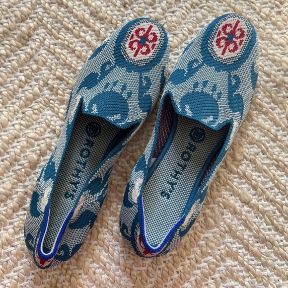 Rothy's Moroccan Teal Loafers - Picture 4 of 7